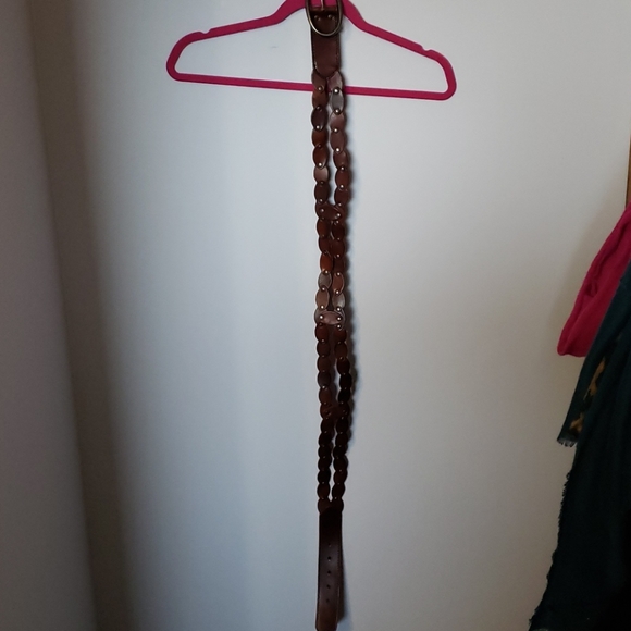 Leather Brown Belt - Picture 2 of 5